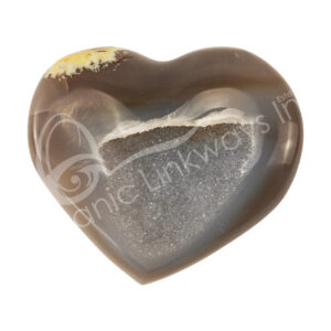 Heart Agate AA with Druse