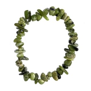 Nephrite Jade Chips Bracelet (PK 10)