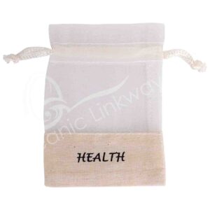 White Organza Health Bag