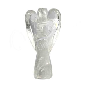 Crystal Quartz Angel Carving