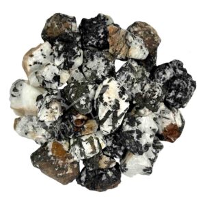 Rough Quartz with Black Tourmaline