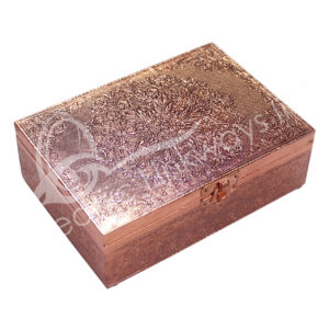 Mandala Copper Plated Box