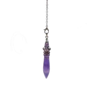 Polished Amethyst Egyptian Pendulum