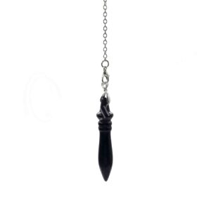 Black Obsidian Egyptian Pendulum