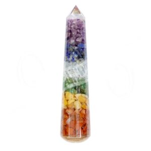 Chakra Orgone with Flower of Life Massager