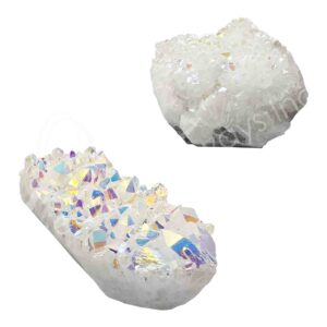 Crystal Quartz Plated AB Cluster