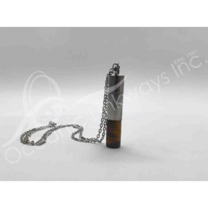 Tiger Eye Chamber Necklace