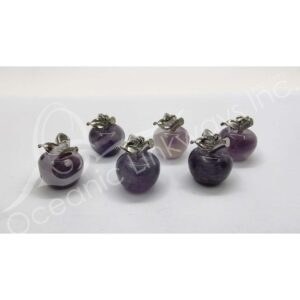 Amethyst Apple Pendant