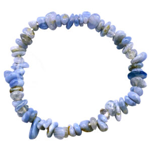 Blue Lace Agate Chips Bracelet