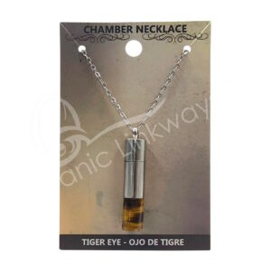 Tiger Eye Chamber Necklace