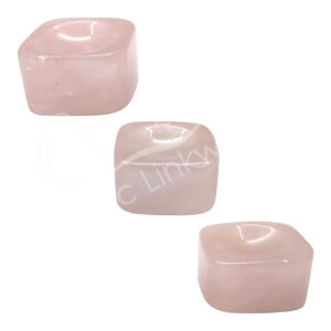 Rose Quartz Sphere Stand Square