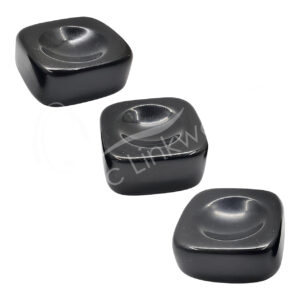 Black Obsidian Sphere Stand Square