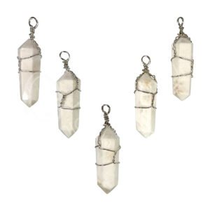 Scolecite Wire Wrap pendant