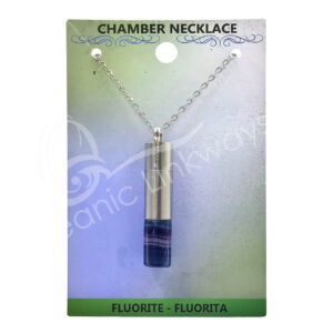 Fluorite Chamber Necklace