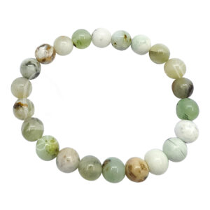 Green Dendritic Opal Bracelet