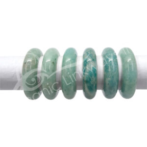 Plain Amazonite Dome Ring Size 6