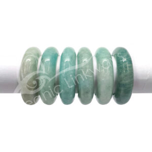 Plain Amazonite Dome Ring Size 7