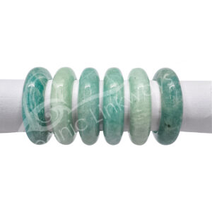 Plain Amazonite Dome Ring Size 8