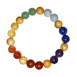 Palo Santo & Chakra Bracelet