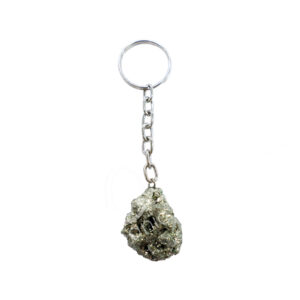 Rough Pyrite Keychain