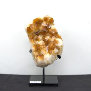 Citrine Druse on Metal Stand