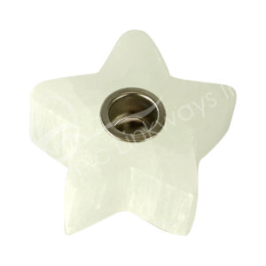 Mini Selenite Star Candle Holder