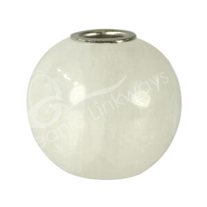 Mini Rounded Selenite Candle Holder