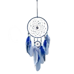 Blue Lace Agate & Lapis Dreamcatcher