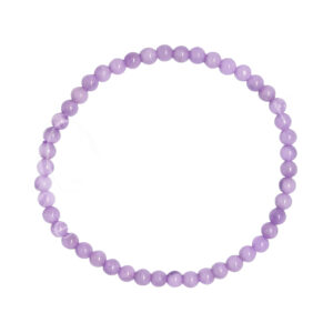 Lavender Jade Beads Elastic Bracelet