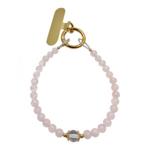 Rose Quartz Phone Chain