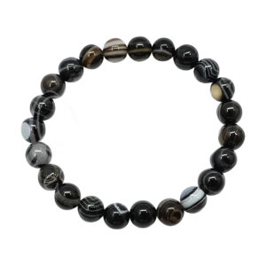 Polished Agate Eye Elastic Bracelet