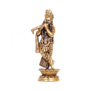 Krishna Mini Brass Figurine