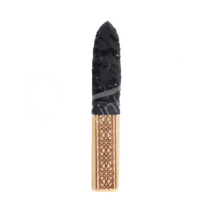 Teak Wood Handle with Black Tourmaline Athame