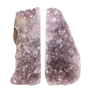 Druzy Amethyst B Bookend