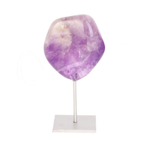 Amethyst Free Shape on Silver Stand