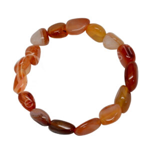 Carnelian Tumbled Stones Bracelet