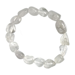 Crystal Tumbled Stones Bracelet