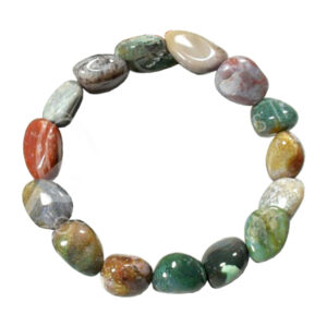 Fancy Jasper Tumbled Stone Bracelet