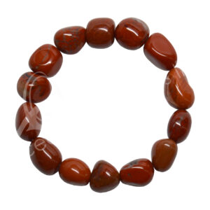 Red Jasper Tumbled Stone Bracelet
