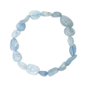 Aquamarine Tumbled Stones Bracelet
