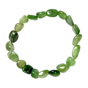 Nephrite Jade Tumbled Stones Bracelet