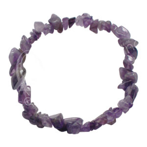 Amethyst Chips Bracelet (5-8 mm) 7.5"