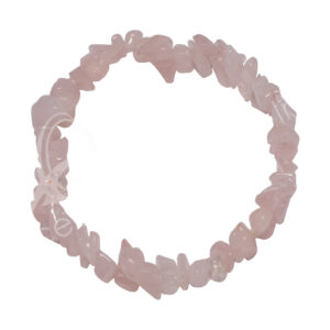Rose Quartz Chips Bracelet