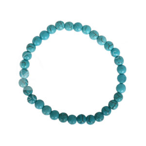Synt. Turquoise Elastic Bracelet (5-6 mm) 7.15-7.25"