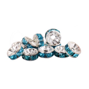 Turquoise Spacer Metal Beads