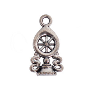 Metal Buddhist Wheel Beads
