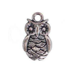 Metal Owl Beads