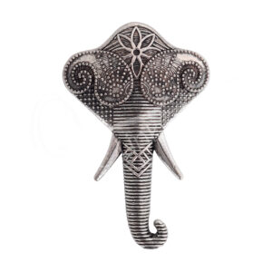 Metal Elephant Head Beads