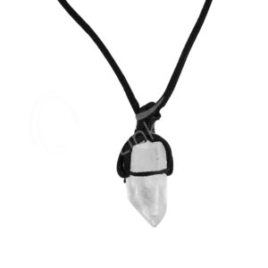 Polished Crystal Quartz Point Necklace