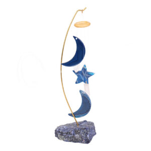 Sodalite Base Table Chime with Moons